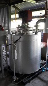 บอยเลอร์ท่อน้ำตั้ง Once Through Boiler 500kg/hr