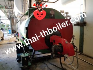 -Horizontal Fire(Smoke) Tube Boiler, Evaporation:2,400 Kg/Hr., Fuel : Heavy Oil